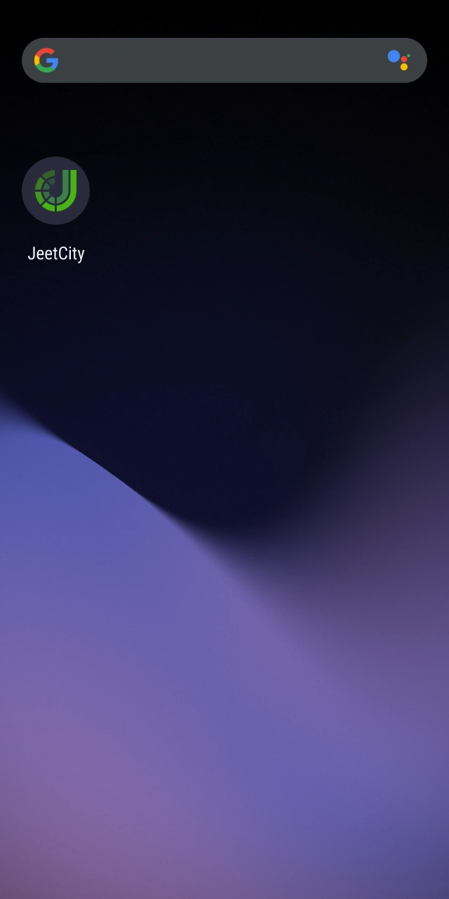 Open the JeetCity Android app and log in to your account.