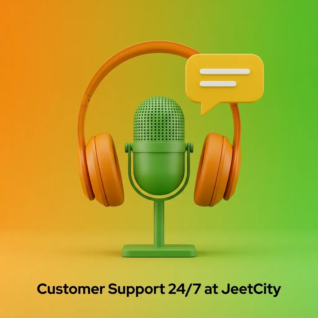 JeetCity 24/7 customer support for Australian players via live chat and email, available every day with fast response times