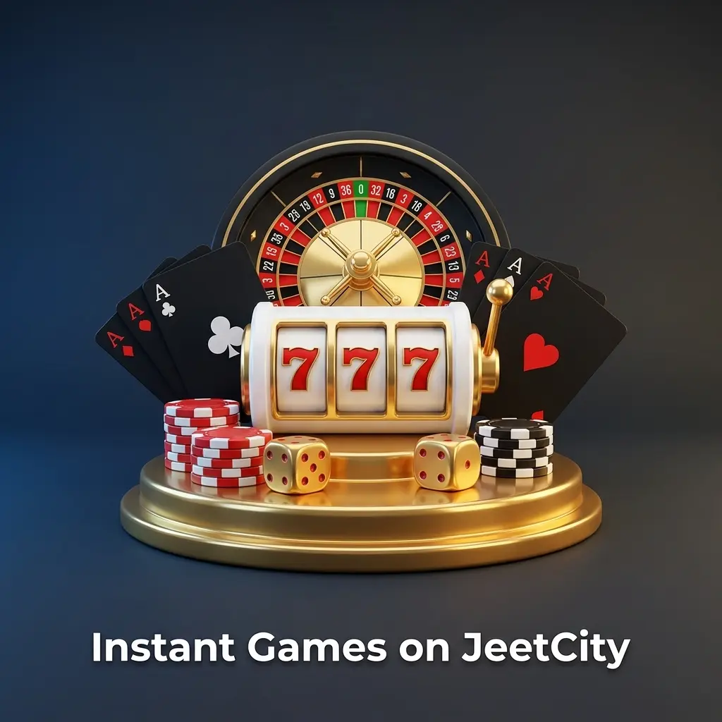 JeetCity instant games lobby featuring Crash, Plinko, Mines, Keno, and Hi-Lo fast-paced titles