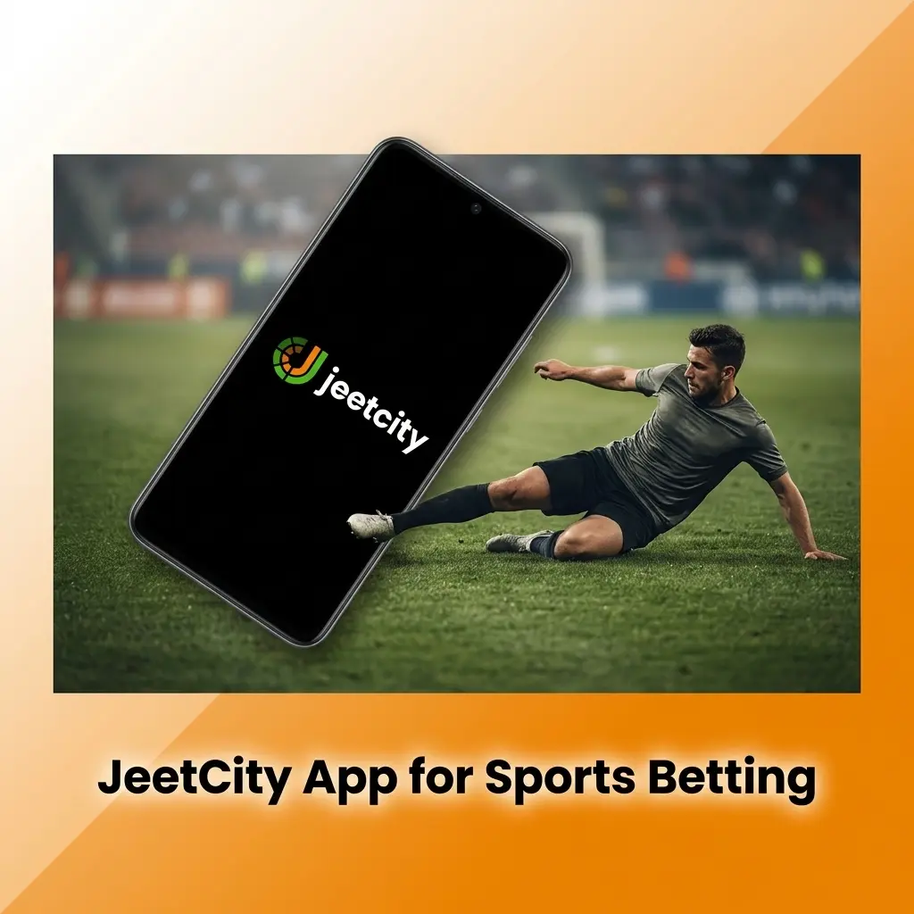 JeetCity mobile app for sports betting on Android and iOS, showing download options for Australian players