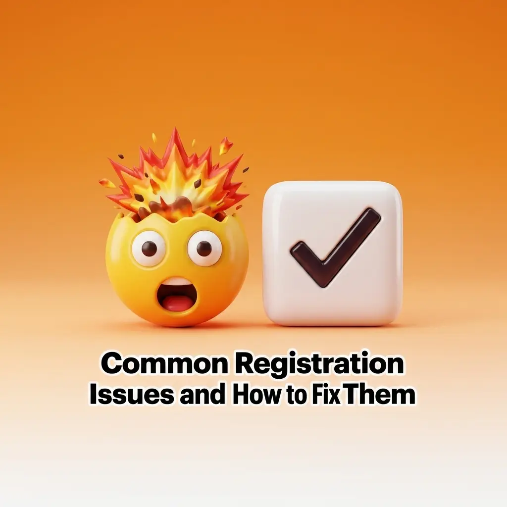 JeetCity registration troubleshooting guide showing common sign-up problems and solutions in a structured table format