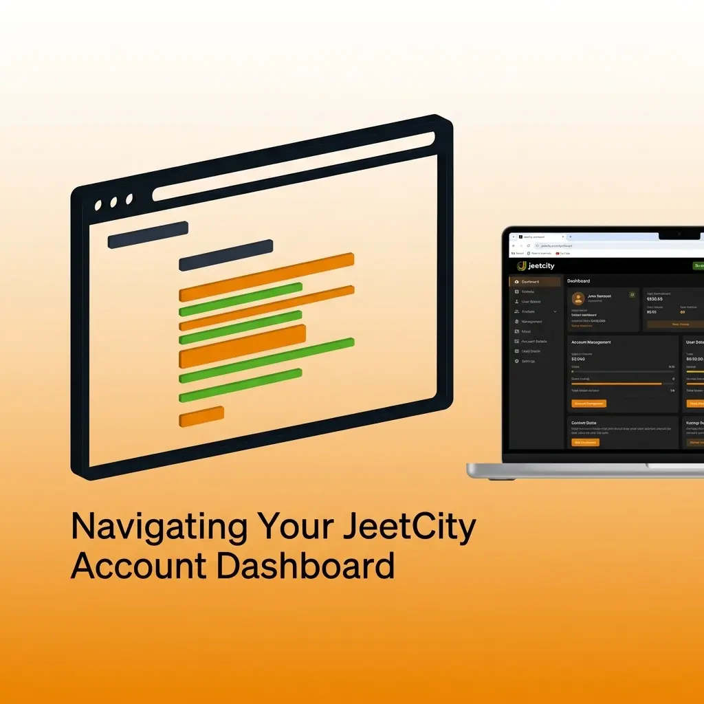 JeetCity account dashboard showing cashier, bonus centre, bet history, VIP status, and responsible gambling tools