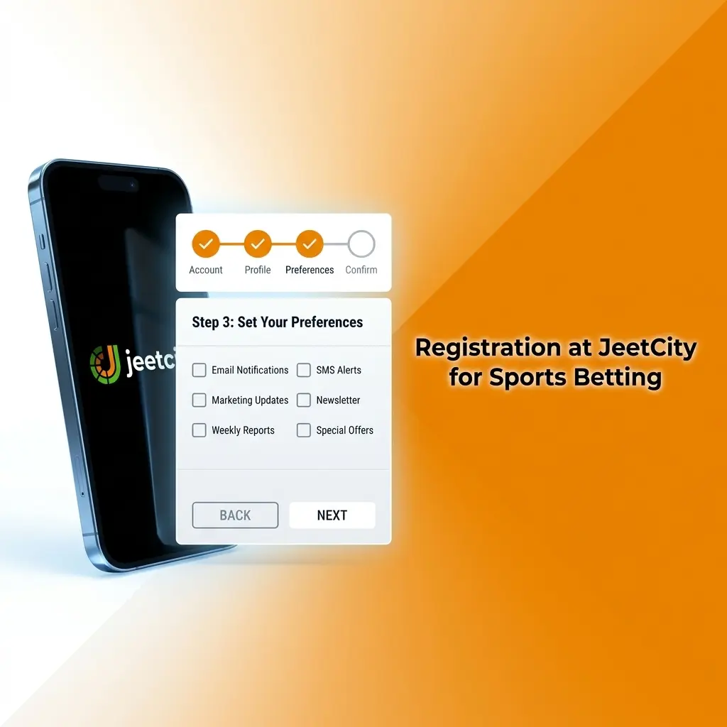 JeetCity registration form for sports betting account setup in Australia with AUD currency selection